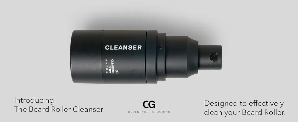 Copenhagen Grooming Beard Roller Cleanser - Beard Derma Roller Sanitizer - Derma Roller Cleaner - Cleanser For Beard Growth Roller - hero