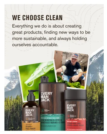 Every Man Jack Mens Aged Bourbon Beard Set - Five Full-Sized Grooming Essentials For a Complete Routine - Beard + Face Wash Beard + Face Lotion Hydrating Beard Oil Beard Butter and Beard Comb - We choose clean.