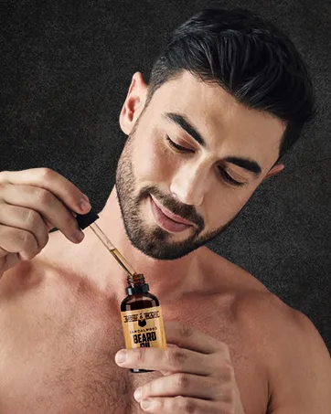 GROW ALPHA Beard Care Set - Conditioner Softener Moisturizer For Groomed Beards Ideal Men's Gift - beard oil