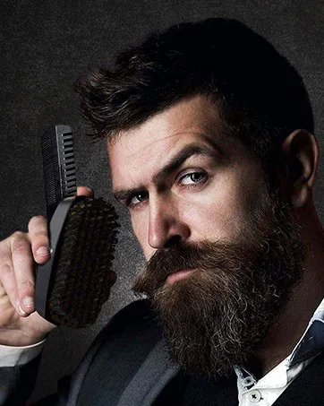 GROW ALPHA Beard Care Set - Conditioner Softener Moisturizer For Groomed Beards Ideal Men's Gift - product information 6