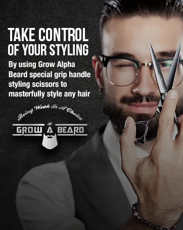 GROW ALPHA Beard Care Set - Conditioner Softener Moisturizer For Groomed Beards Ideal Men's Gift - siccor