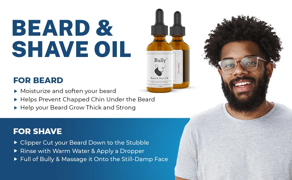 Cold Label Bully Beard and Shave Oil 2oz - bully