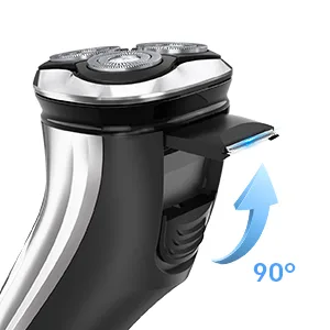 Electric Shavers Men: Phisco RMS8112-ValuePro - Ultra Quiet Waterproof Rotary Shaver LED Display Wet/Dry Pop-up Trimmer Rechargeable - electric shaver