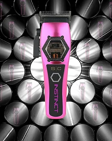 StyleCraft Flex Foil Shaver Professional Super-Torque Motor Digital LCD Display with Micro-Trimmer Blade Gold Head & Cutter Blades - StyleCraft Instinct Metal Clipper