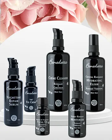 Benedetta Crystal Radiance Hydrating Elixir Most - (3.4oz | 100 ml) - 5-Step DAY 3-Step Night Facial Ritual