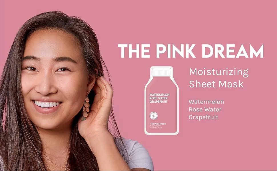 ESW Beauty Raw Juice Mask Pink - The Pink Dream Moisturizing Sheet Mask