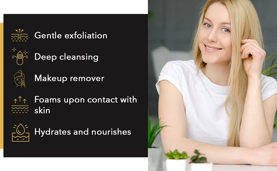 GLO24K Exfoliating & Foaming Facial Cleanser with 24k Gold Witch Hazel and Aloe Vera - ok5 image 6