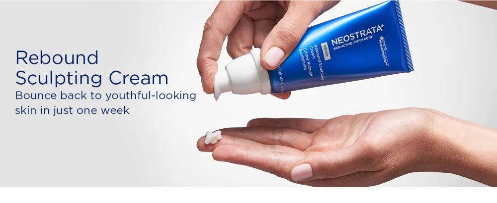 NEOSTRATA Rebound Sculpting Cream Multi-Action Lifting Moisturizer With Glycolic Acid Peptides and AHA/PHA Blend Hydrating Non-comedogenic 1.7 oz - neostrata rebound sculpting cream