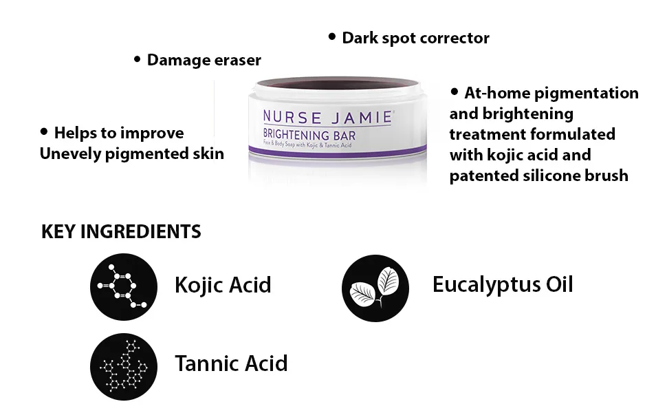 Nurse Jamie Healthy Skin Solutions Brightening Bar - Ingredients