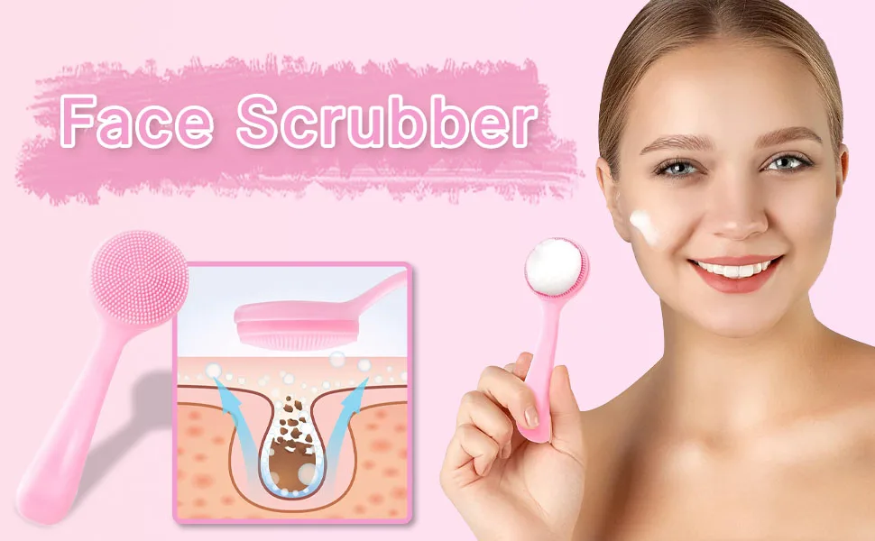 Facial Cleansing Brush for Blackheads Whiteheads Makeup Residues Removal - product information 5