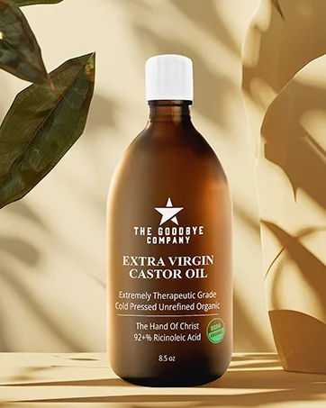Ozonated Serum for Eyes - Made in the USA - GOODBYE COMPANY EXTRA VIRGIN CASTOR OIL