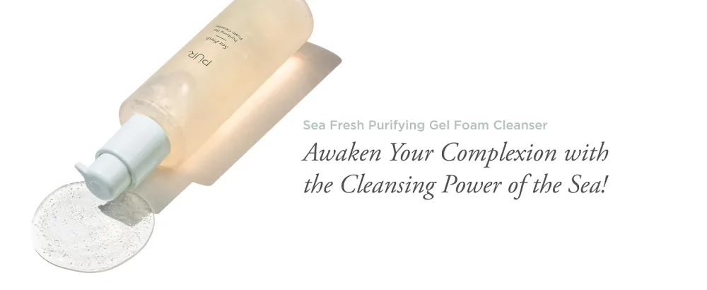 P R Beauty Sea Fresh Purifying Gel Foam Cleanser Algae Sea Kelp Antioxidants 5 FL oz - Sea Fresh Header