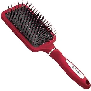 Revlon Straight & Smooth Soft Touch Paddle Hair Brush Set, Black + Berry - product information 2