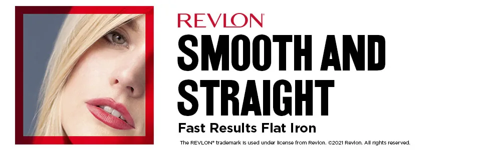 Revlon Smooth and Straight Ceramic Flat Iron | Fast Results, Smooth Styles (2 in) 2 Inch (Pack of 1) - flatiron; flatirons; straightener; straightener; hairstraightener; hairstraighteners; revlon