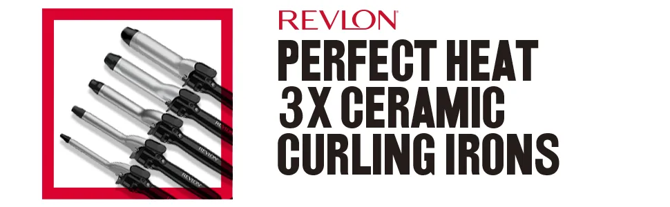 Revlon Perfect Heat Ceramic Curling Iron | For Silky Smooth Curls (1-1/2 in) 1-1/2 Inch barrel - curlingirons, curlingiron, ceramic; longlastingcurls; haircurlingirons; revloncurlingirons