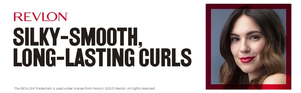 Revlon Perfect Heat Ceramic Curling Iron | For Silky Smooth Curls (1-1/2 in) 1-1/2 Inch barrel - curlingirons, curlingiron, ceramic; longlastingcurls; haircurlingirons; revloncurlingirons