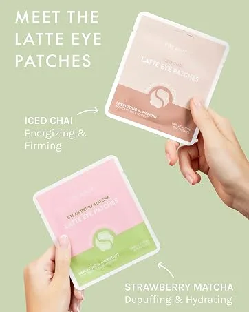 ESW Beauty Plant-Based Milk Mask Set - meet the latte eye patches