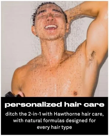 Hawthorne Exfoliating Bar Soap - Hawthorne personalized hair care. Shampoo and conditioner for men, thickening shampoo, natural