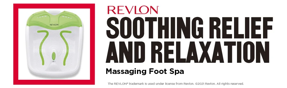 REVLON Massaging Foot Spa - footspa; footspas; footbath; footbaths; footmassage; footmassagers; revlon; achyfeet; RVFB7033