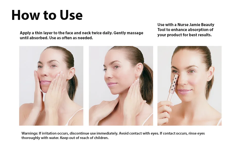 Nurse Jamie UPLIFT FIRMING CREAM - How to use