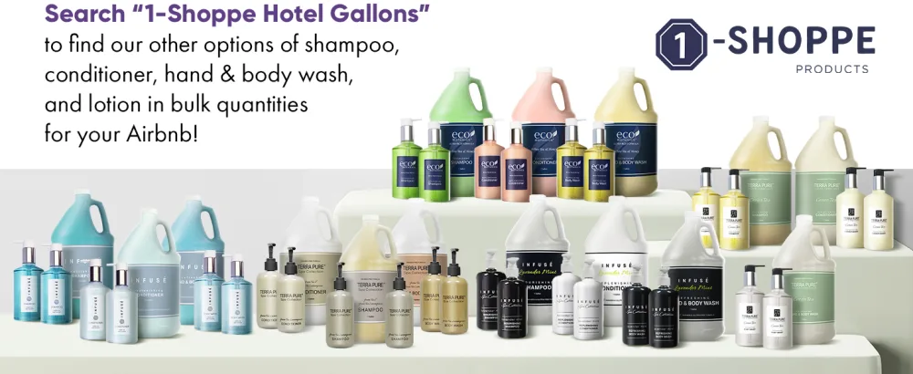 Terra Pure Infuse Lavender Mint Lotion | Spa Collection | Hotel Amenities in Pump Bottle | 10.14 oz. / 300 ml (Single Bottle) 1 PIECE - Infuse Lavender Mint Pumps and Gallons Hospitality set