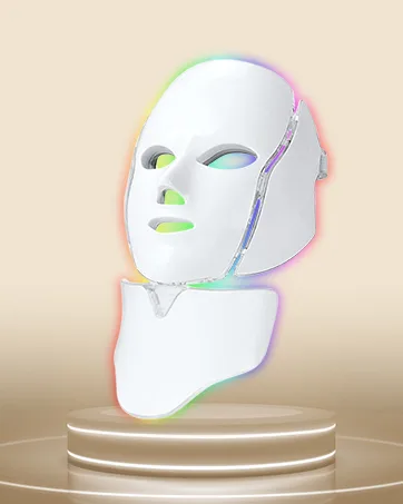 Blue Red Light Therapy Mask for Face 7 Colors LED Face Mask Light Therapy Led Face Mask Light Therapy At Home - product information 3