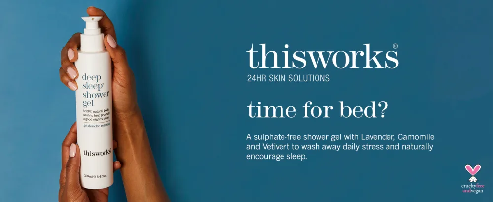 THISWORKS deep sleep shower gel: Calms the Mind and Protects the Skin 8.4 fl oz (250ml) - thisworks deep sleep shower gel