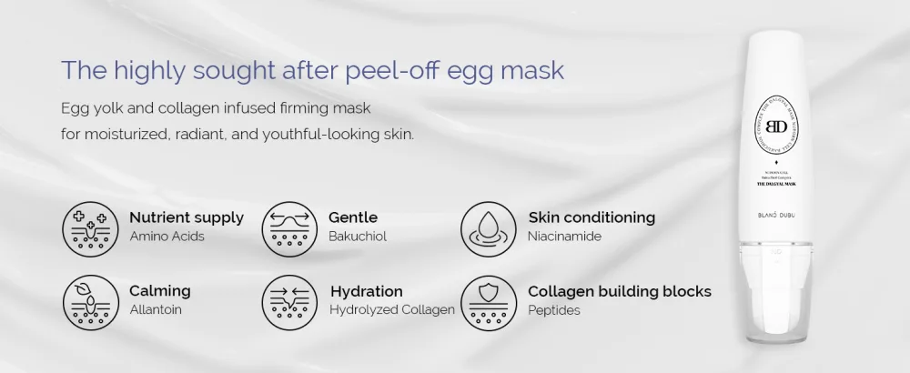 NUBORN CELL Cell Bakuchiol Complex Dalgyal Mask | Hydrolyzed Collagen Peel-off Facial Mask | Made in Korea 65ml - Dalgyal Premium 5