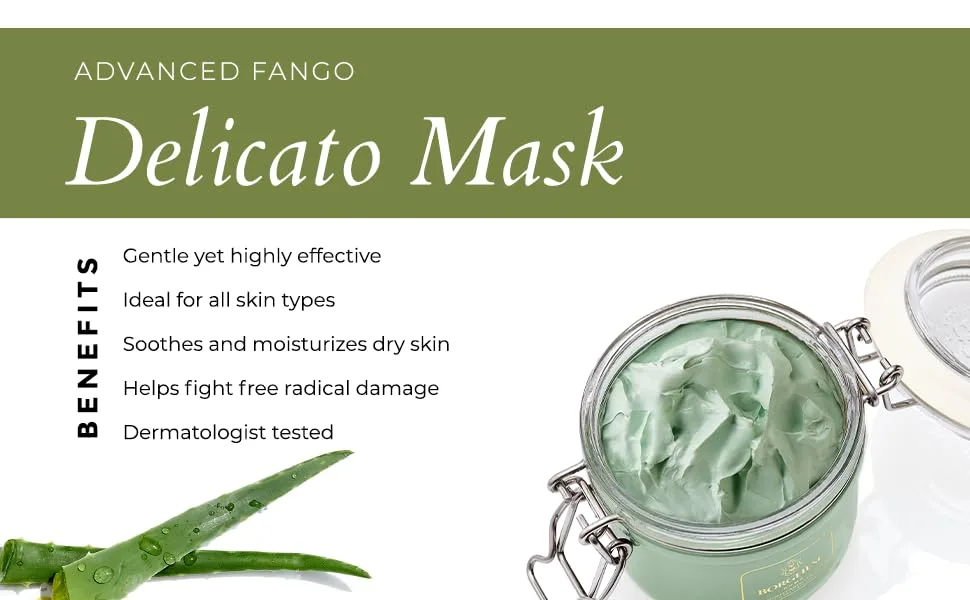Borghese Advanced Fango Delicato Moisturizing Mud Mask Gentle Hydration for Delicate Skin 7.5 Oz - Borghese Advanced Fango Delicato Moisturizing Mud Mask