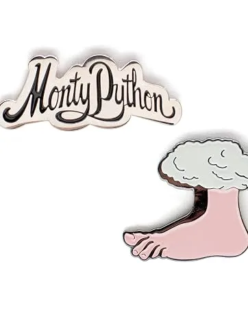 Monty Python Foot Soap - Made in The USA - Pin - Python Logo