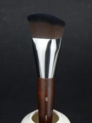 Diamond Shaped Liquid Foundation Makeup Brush Brown - H5A+