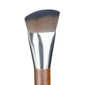 Diamond Shaped Liquid Foundation Makeup Brush Brown - h5A+7