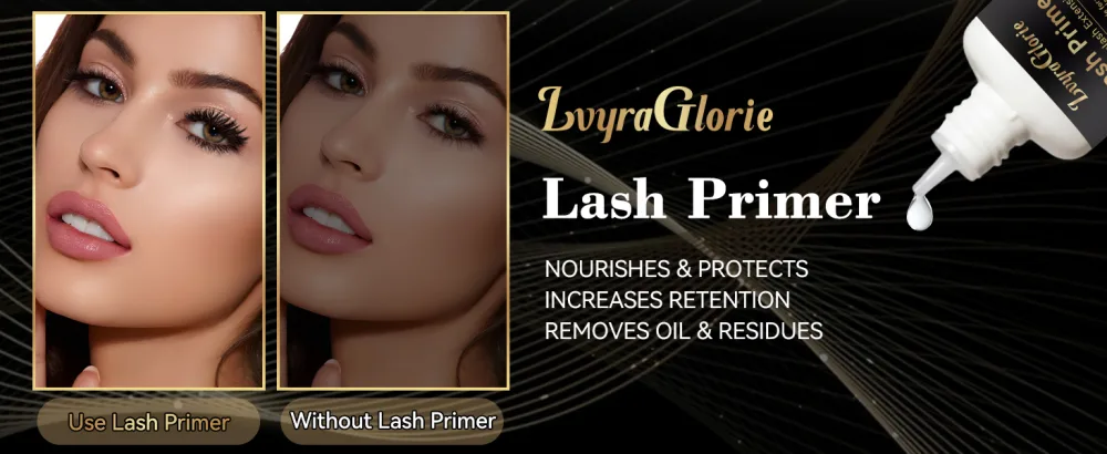 Lash Primer for Eyelash Extensions 15ml Eyelash Primer Before Mascara Lash Extension Primer Remove Protein Oil Cosmetic Residue Increase Adhesive Bonding Power Professional Use Only - lash primer