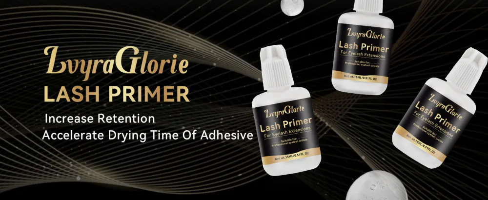 Lash Primer for Eyelash Extensions 15ml Eyelash Primer Before Mascara Lash Extension Primer Remove Protein Oil Cosmetic Residue Increase Adhesive Bonding Power Professional Use Only - lash primer