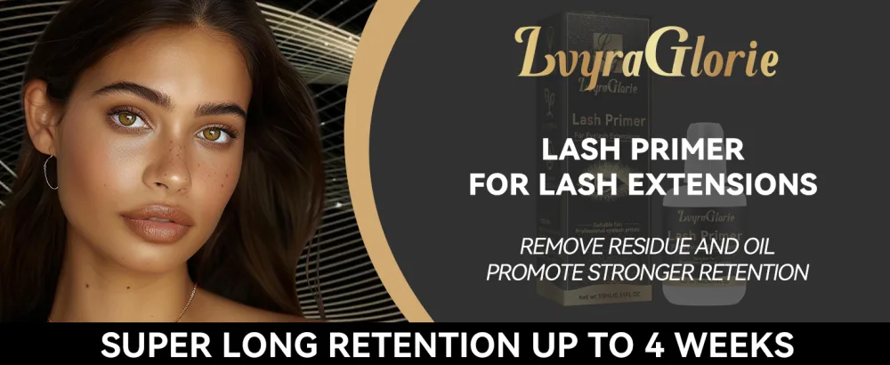Lash Primer for Eyelash Extensions 15ml Eyelash Primer Before Mascara Lash Extension Primer Remove Protein Oil Cosmetic Residue Increase Adhesive Bonding Power Professional Use Only - lash primer