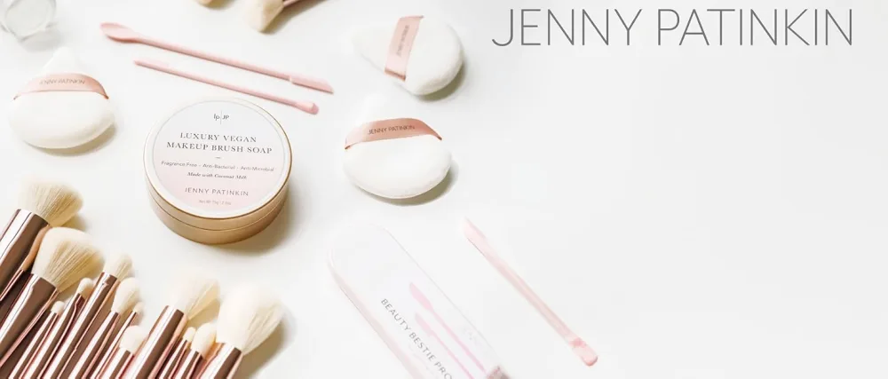 Sustainable Luxury Angled Multi-Blender Brush S - Jenny Patinkin Product Banner