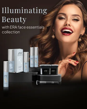 ERA Beauty Foundation Brush - primer foundation coverage cosmetic face Bronzer spray flawless makeup air brush