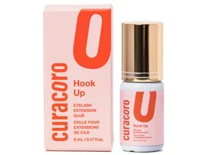 Curacoro Lash Gel Remover for Professional Eyelash Extensions 10g - Dissolves Powerful Eyelash Extension Glue - Low Irritation Cream for Sensitive Skin (Strawberry Scent) - Curacoro glue