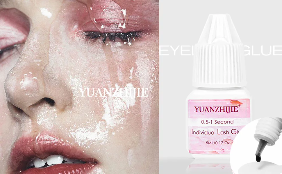 5ML Cluster Lash Glue Sensitive Lash Extension Glue Mild Fast Drying Waterproof Black DIY Lash Extension Glue Lasting Eyelash Glue - lashes