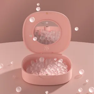 Retainer Case with Vent Holes, and Mirror, Cute Slim Aligner Case Night Mouthguard Case, with Retainer Removal Tool, Chewie & Brush, for Women & Men, Pink - invisalign cases