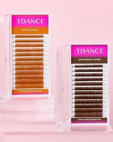 TDANCE Lash Bonder for Eyelash Extensions Glue Accelerator Increase Eyelash Retention Time Water Oil Proof Lash Extension Bonder (15ml Lash Bonder) - Brown Lashes
