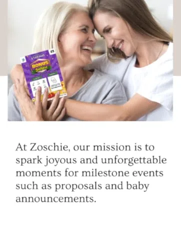 2 Will You Marry Me Proposal Lottery Ticket Scratch Off Cards - Fun and Unique Marriage Proposal Idea Fake Lotto Scratcher for Wedding Proposal - Zoschie brand story