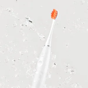 Oclean Electric Toothbrush with 7 Replacement Heads 180-Day Battery Life Sonic Cleaning Technology 5 Modes IPX7 Waterproof White - FLOW300-2