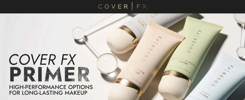 COVER FX Dewy Primer - 1 Fl Oz - Radiant-Finish Primer - Moisturizing & Soothing - Safe For All Skin Types - Primers