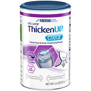 Resource Thicken Up Clear Powder Canister, 4.41 Ounce 4.4 Ounce (Pack of 1) - RESOURCE ThickenUp Clear Instant Food & Drink Thickening Powder, 4.4 Ounce Can