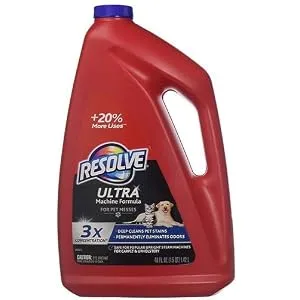 Resolve Ultra Pet Steam Carpet Cleaner Solution Shampoo, 48oz, 3X Concentrate, Safe for Bissell, Hoover & Rug Doctor - product information 1