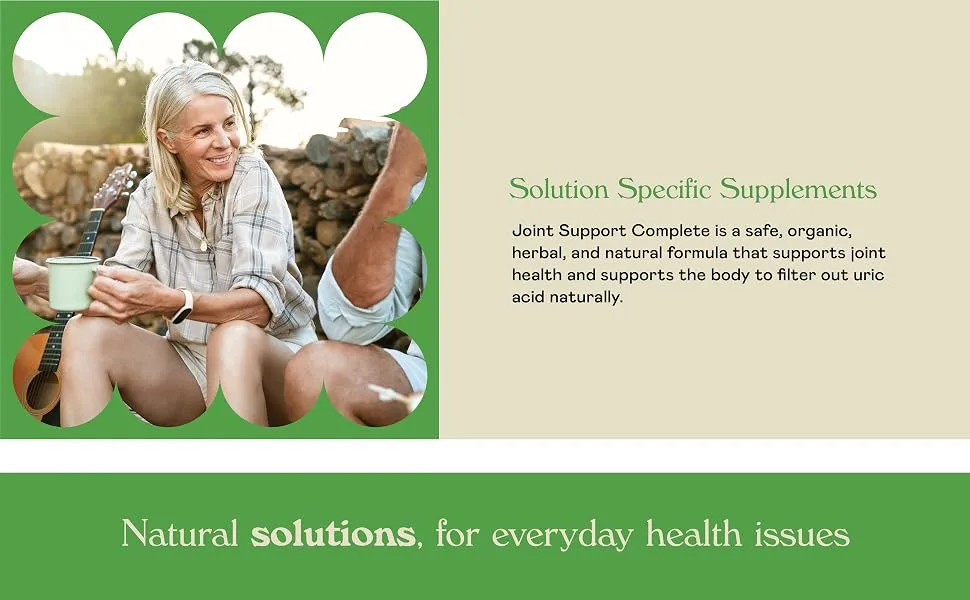 Complete Natural Products Joint Support Complete - 16 Fl Oz Organic Joint Support Supplement & Uric Acid Cleanse - Gout, Arthritis, Joint