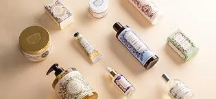 Panier des Sens - Shaving Set Bowl & Beard Soap - Gift Set for Men - Woody Fragrance - cream soap hand cream