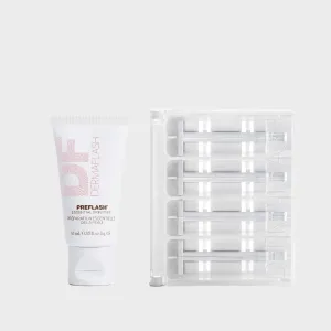 DERMAFLASH ESSENTIALS Dermaplaning Replenishment Kit for Women (Compatible with DERMAFLASH LUXE+ Dermaplaning Tool only) 12 Week Supply LUXE + - Dermaplaning Replenishment Kit