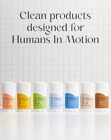 Curie Aluminum Free Deodorant - Juniper Eucalyptus 2oz Stick -Natural Deodorant Paraben Free Cruelty Free Non-Toxic - Clean products designed for humans in motion